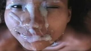 Buźki ze spermą na buźce - kompilacja