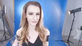 Zgrabna modelka na porno kastingu