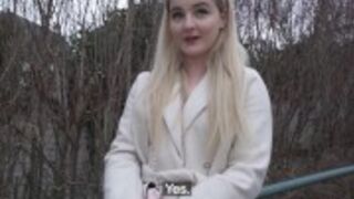 Wygolona pipka blond laseczki
